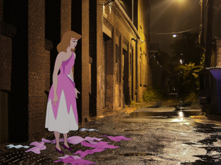 Illustration for article titled Disturbing illustrations show the real life ending of Disney characters